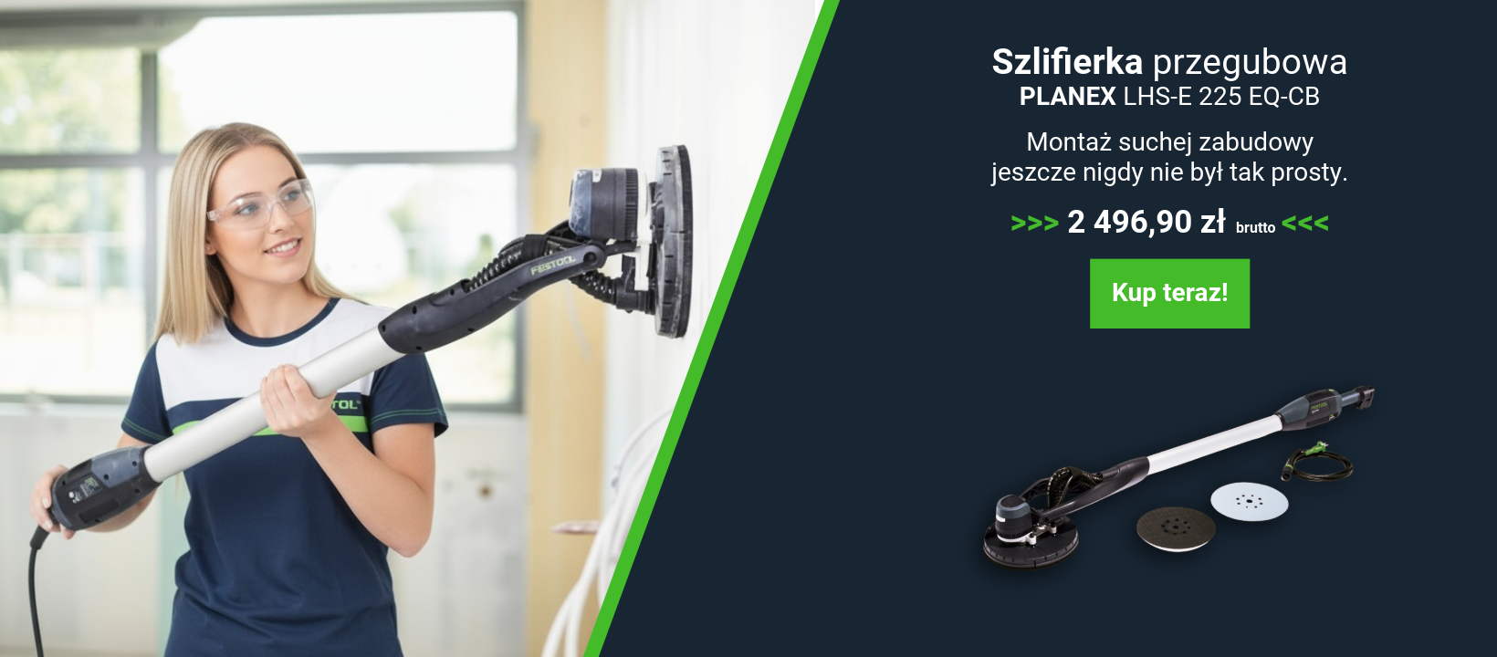 Festool Szlifierka przegubowa PLANEX LHS-E 225 EQ-CB 578402